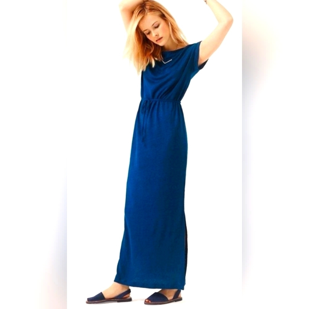 NWT Lou and Grey Women's XS Blue Linen ✨ 2 /$15 ✨